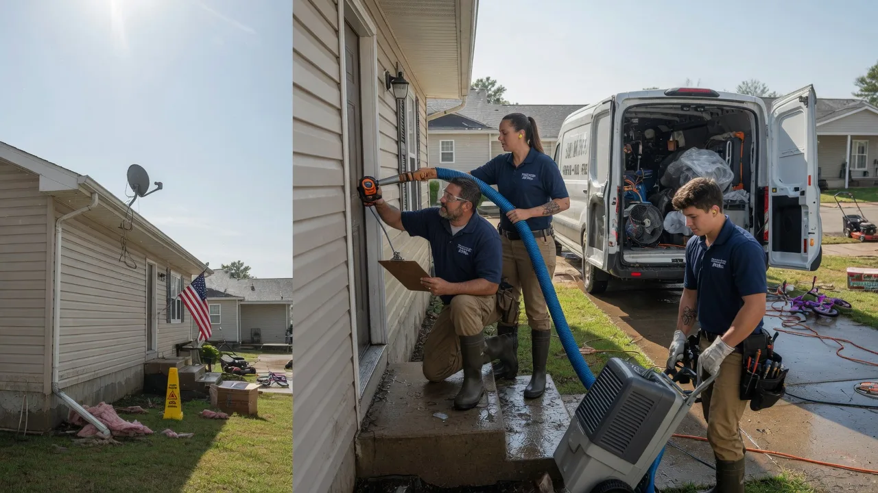 Ceiling Water Damage Restoration in Sunderland, MD near me